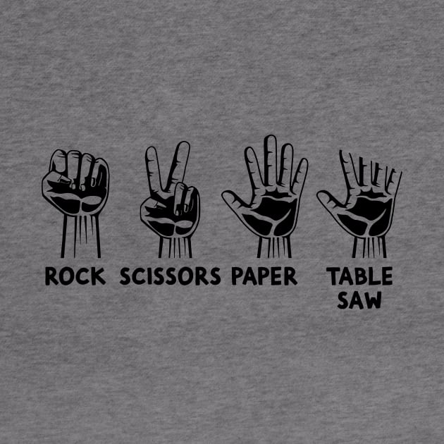 Carpenters Rock Paper Scissor Table Saw by Wakzs3Arts